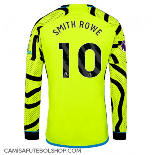 Camisa de time de futebol Arsenal Emile Smith Rowe #10 Replicas 2º Equipamento 2023-24 Manga Comprida